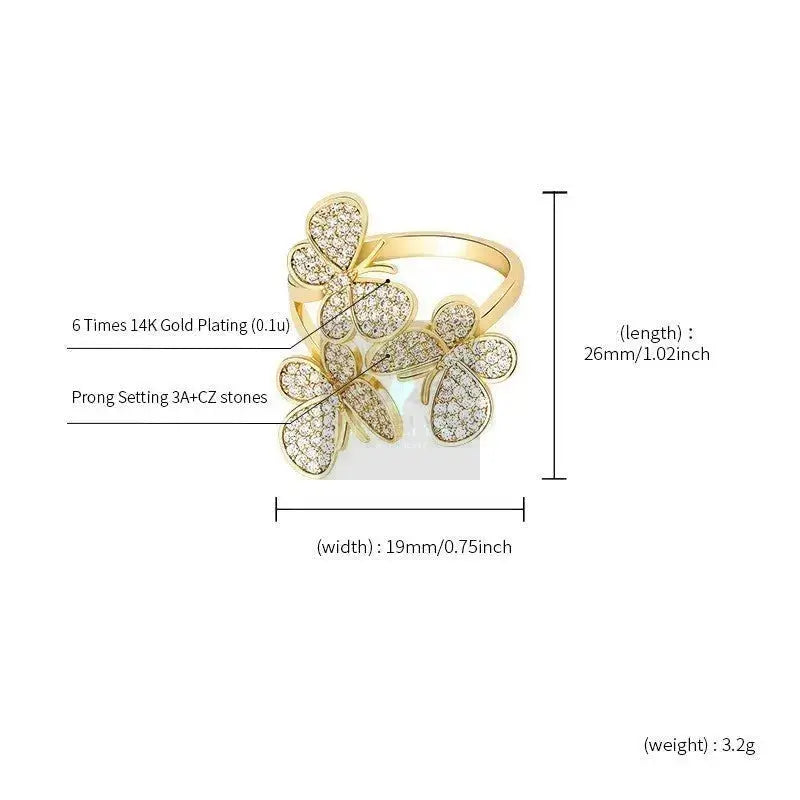 Butterfly Cluster Ring - Uniquely You Online