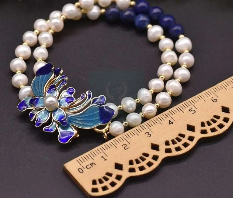 Butterfly Natural Pearl Bracelet - Uniquely You Online