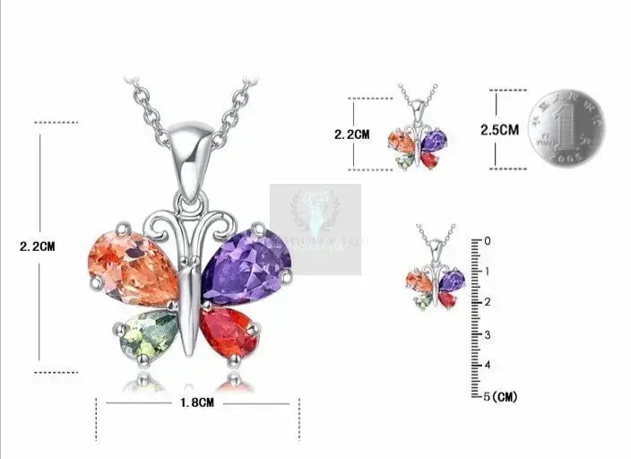 Butterfly Stone Pendant - Uniquely You Online