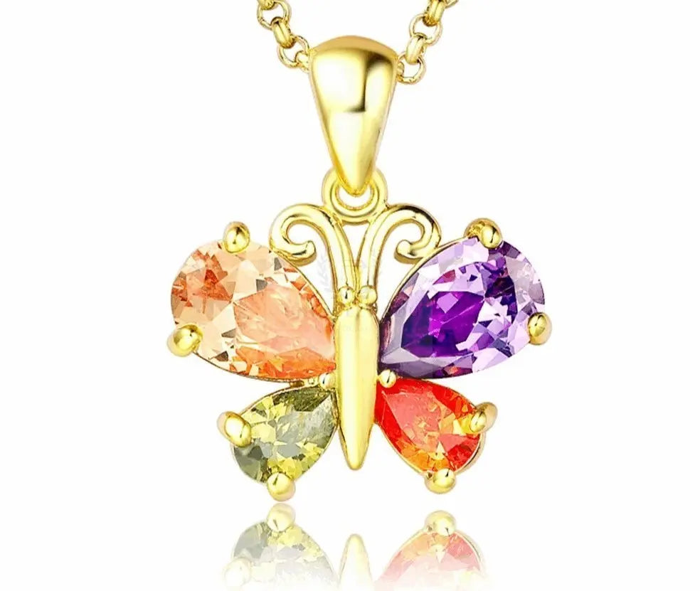 Butterfly Stone Pendant - Uniquely You Online