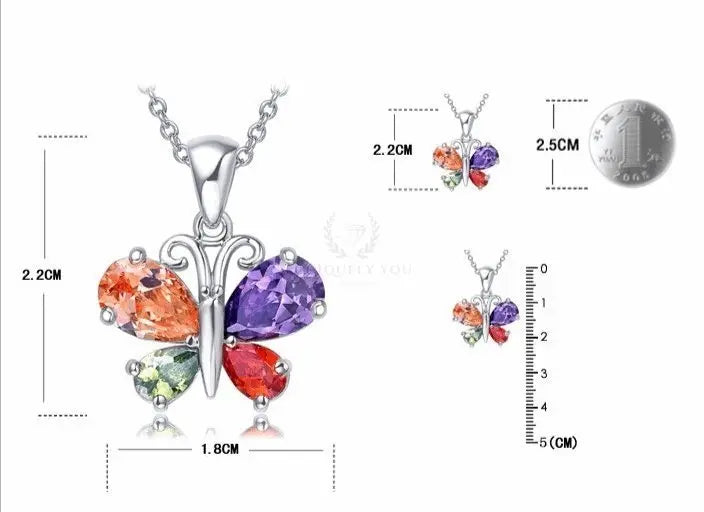 Butterfly Stone Pendant - Uniquely You Online