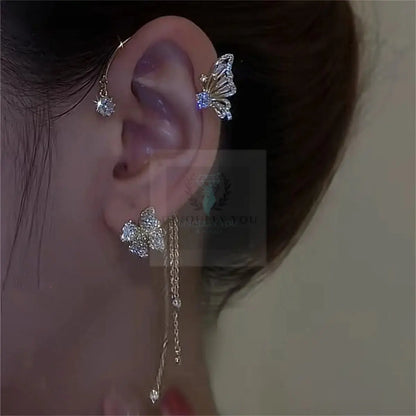 Butterfly Tassel Ear Cuff - Uniquely You Online