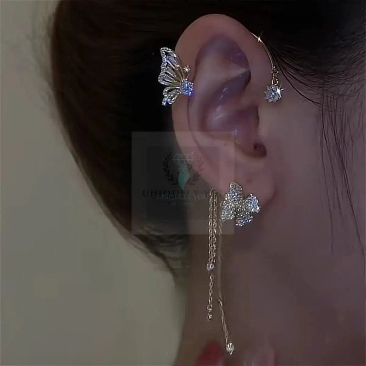 Butterfly Tassel Ear Cuff - Uniquely You Online