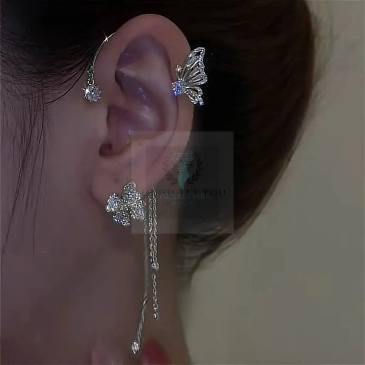 Butterfly Tassel Ear Cuff - Uniquely You Online