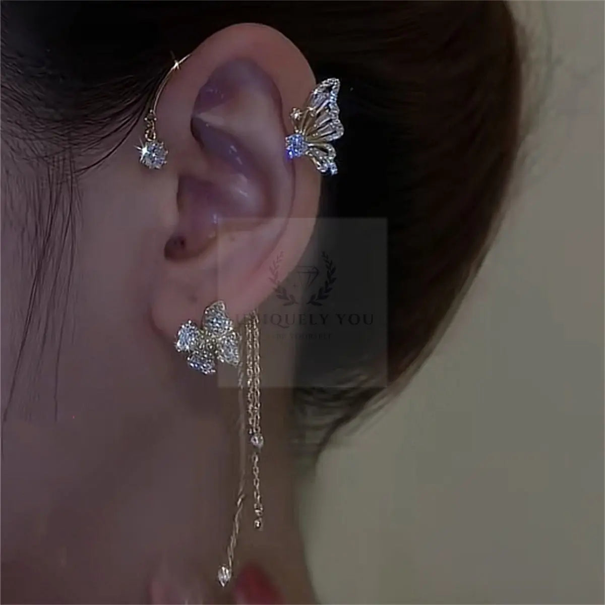 Butterfly Tassel Ear Cuff - Uniquely You Online