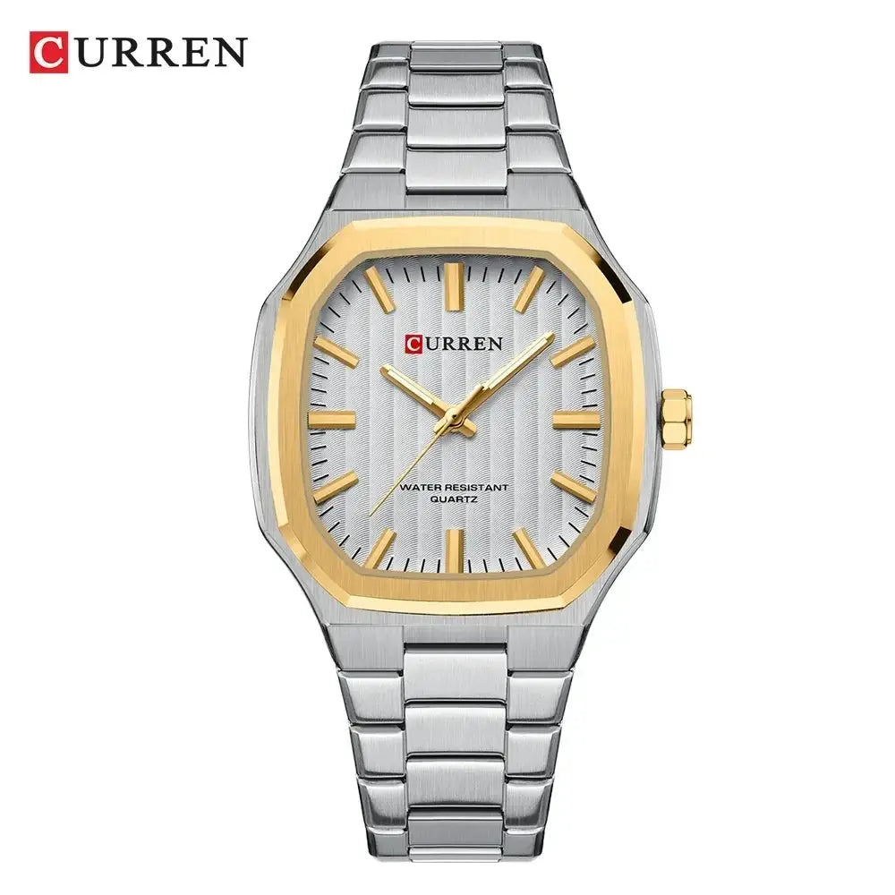 CURREN 8458 Stainless Steel Quartz Watch - Uniquely You Online