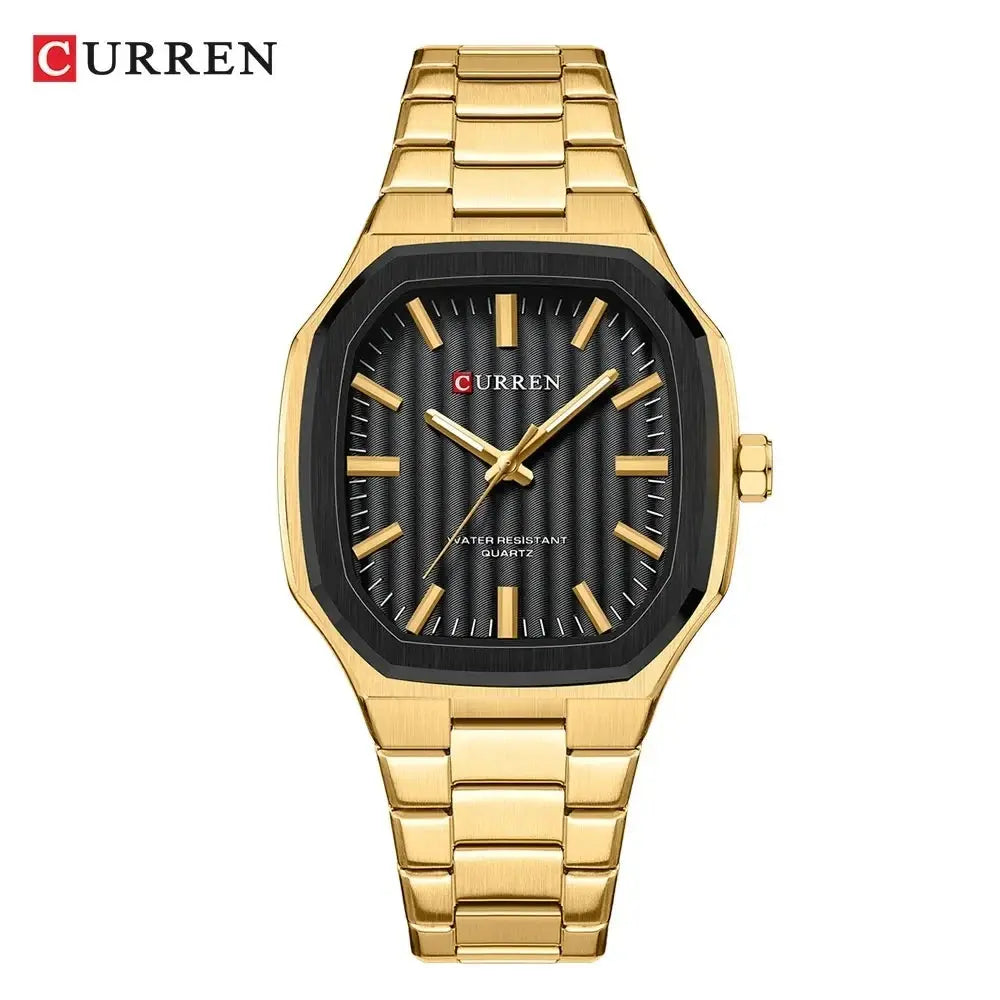 CURREN 8458 Stainless Steel Quartz Watch - Uniquely You Online