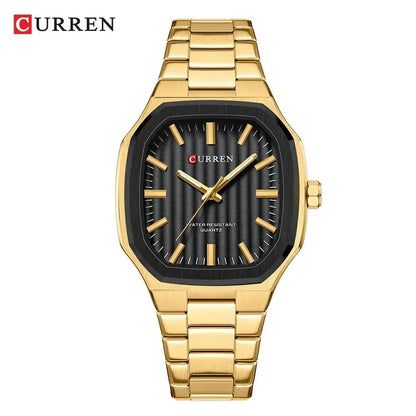 CURREN 8458 Stainless Steel Quartz Watch - Uniquely You Online