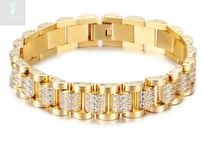 CZ Watchband Link Bracelet  Uniquely You Online 