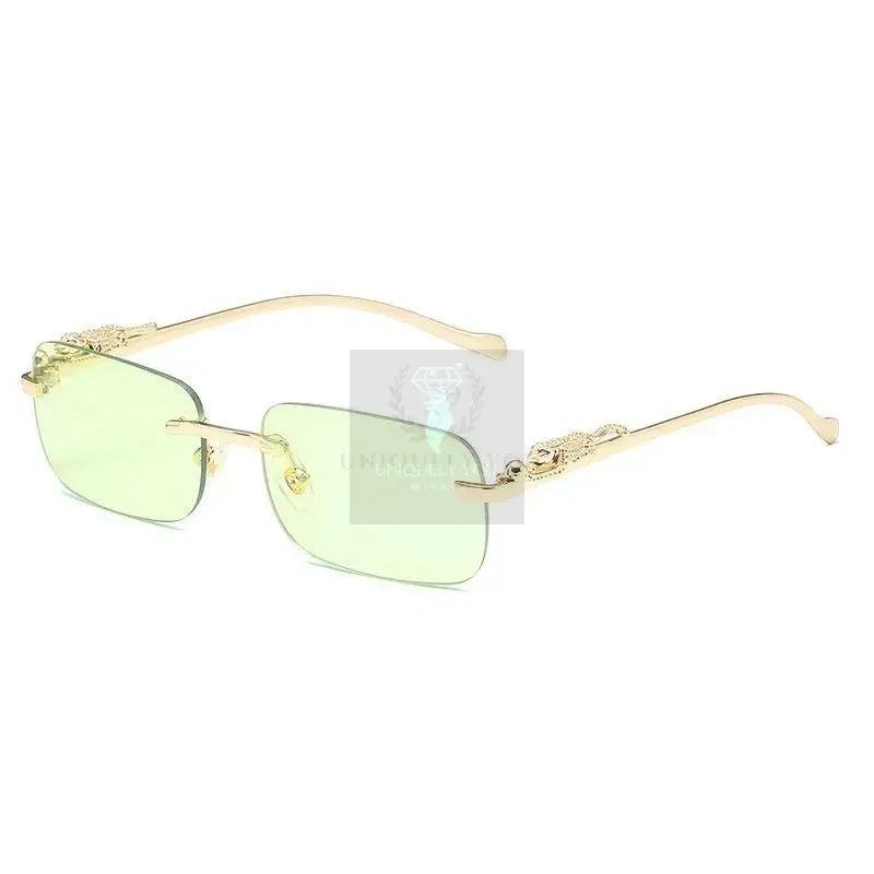 Classic Frameless Square Leopard Sunglasses - Uniquely You Online