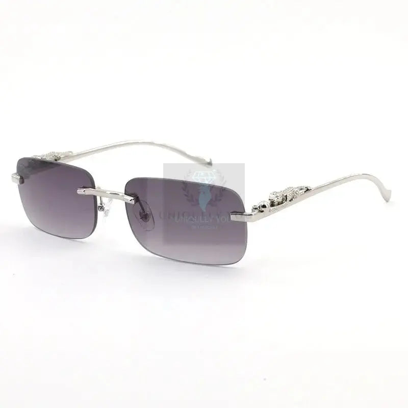 Classic Frameless Square Leopard Sunglasses - Uniquely You Online