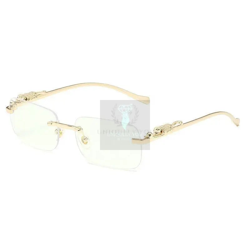 Classic Frameless Square Leopard Sunglasses - Uniquely You Online