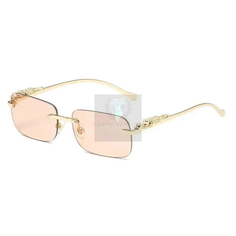 Classic Frameless Square Leopard Sunglasses - Uniquely You Online