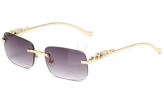 Classic Frameless Square Leopard Sunglasses - Uniquely You Online