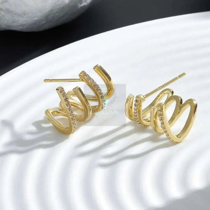 Claw Setting Earrings - Uniquely You Online