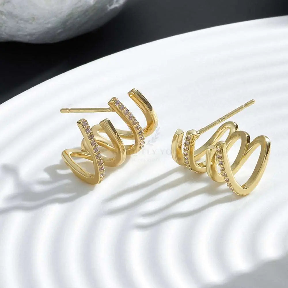 Claw Setting Earrings - Uniquely You Online