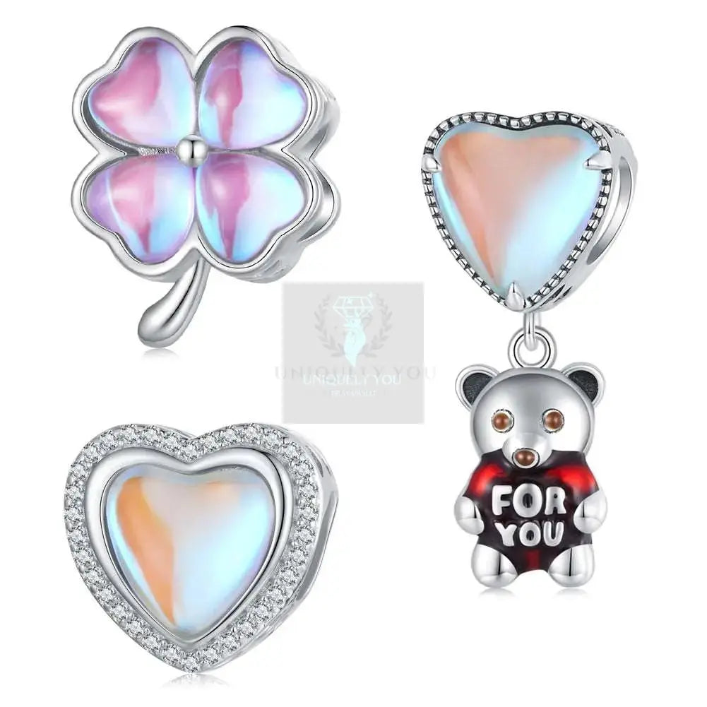 Clover, Balloon Bear, Heart Charms - Uniquely You Online