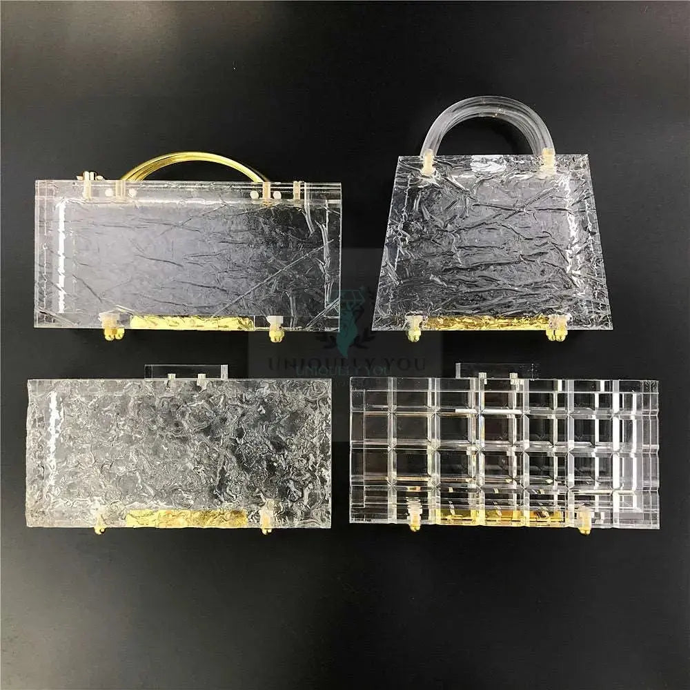 Cracked Acrylic Clutch (variety) - Uniquely You Online