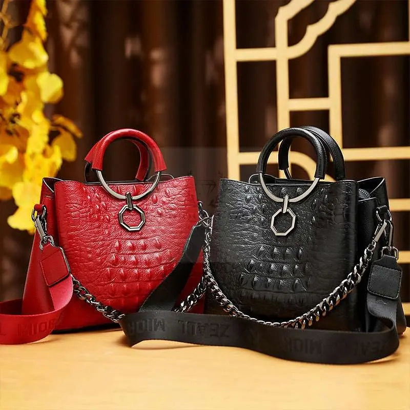 Crocodile Chain Link Bag - Uniquely You Online