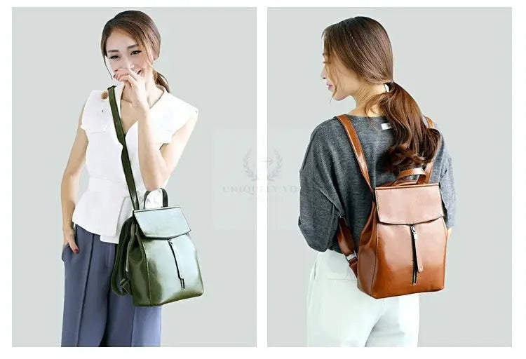 Leather Backpack/Crossbody - Uniquely You Online