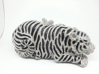 Crystal Crouching Tiger Clutch - Uniquely You Online