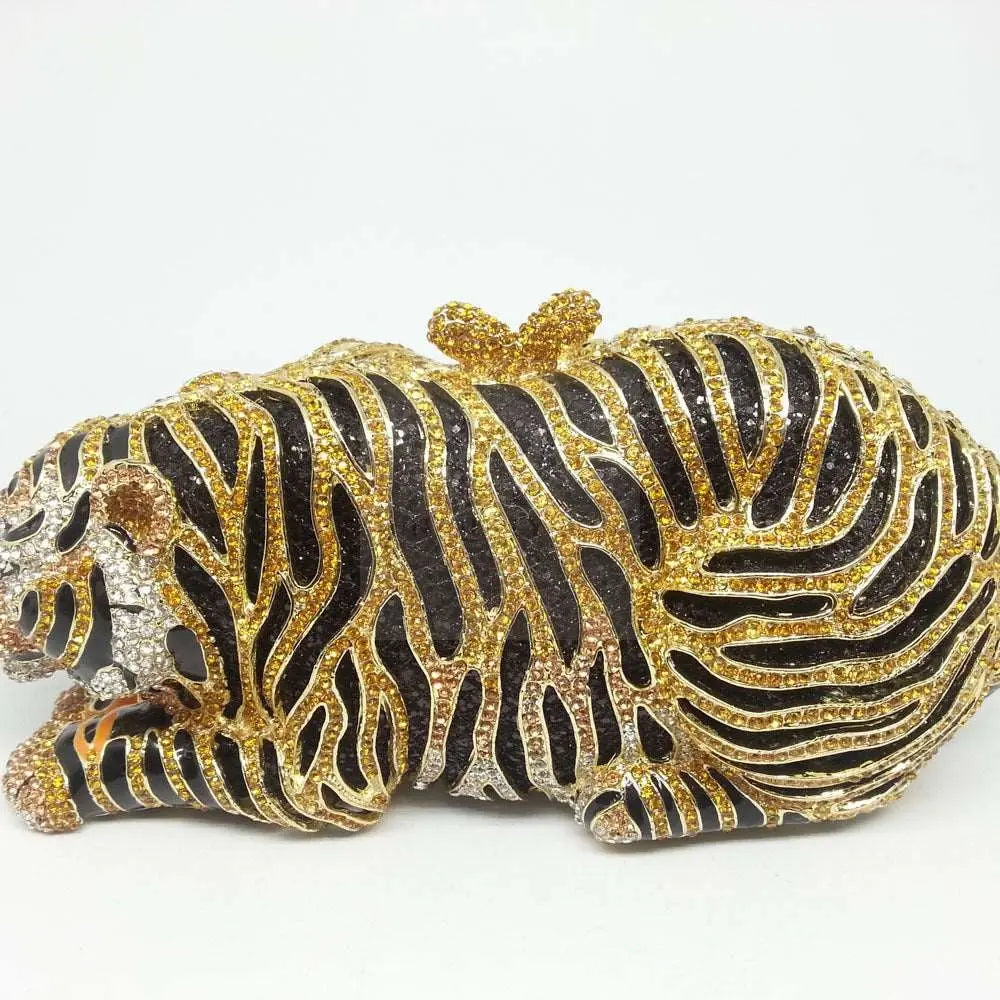 Crystal Crouching Tiger Clutch - Uniquely You Online