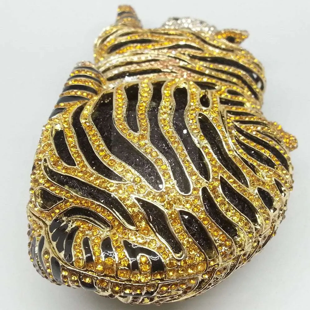 Crystal Crouching Tiger Clutch - Uniquely You Online