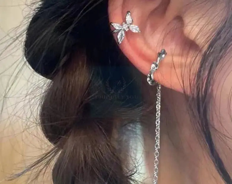 Crystal Ear Cuffs (variety) - Uniquely You Online