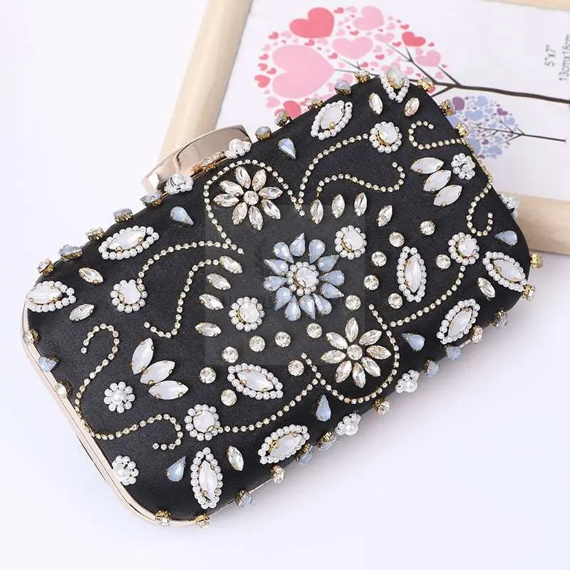 Crystal Gemstone Lux Clutch - Uniquely You Online