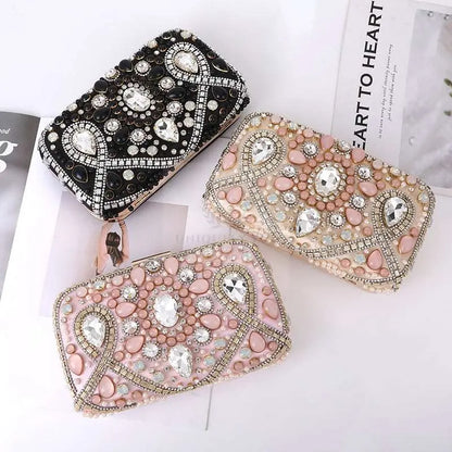 Crystal Gemstone Lux Clutch - Uniquely You Online