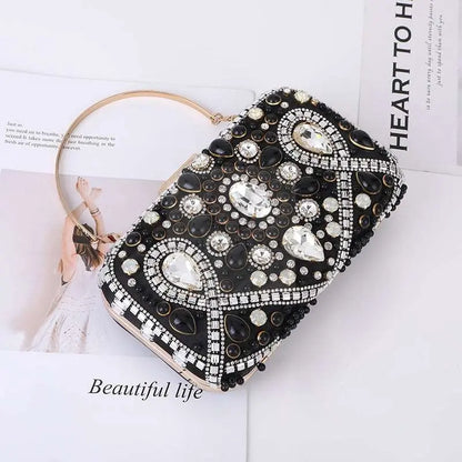 Crystal Gemstone Lux Clutch - Uniquely You Online