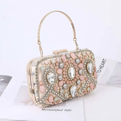 Crystal Gemstone Lux Clutch - Uniquely You Online