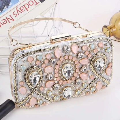 Crystal Gemstone Lux Clutch - Uniquely You Online