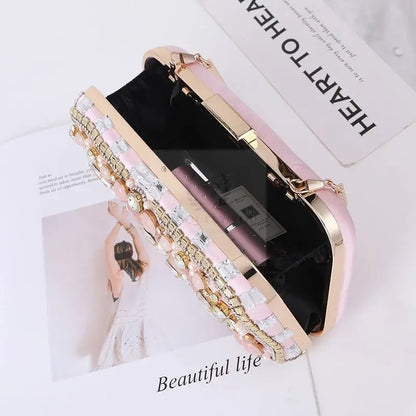 Crystal Gemstone Lux Clutch - Uniquely You Online