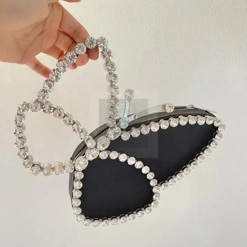 Crystal Handle Shape Clutches - Uniquely You Online