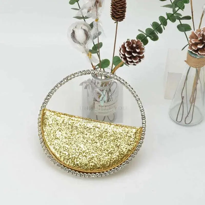 Crystal Handle Shape Clutches - Uniquely You Online