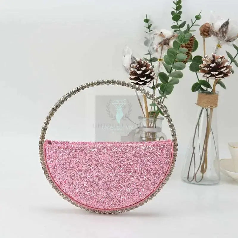 Crystal Handle Shape Clutches - Uniquely You Online