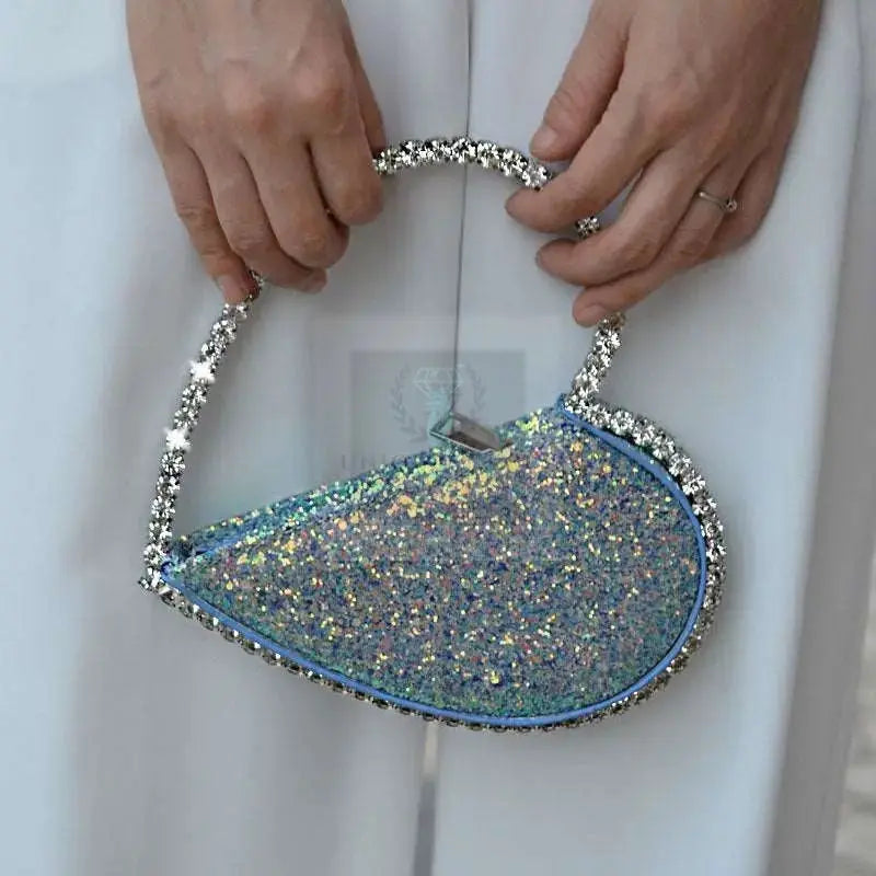 Crystal Handle Shape Clutches - Uniquely You Online