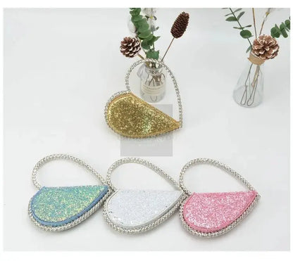 Crystal Handle Shape Clutches - Uniquely You Online