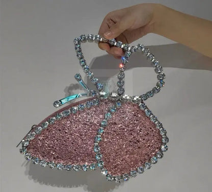 Crystal Handle Shape Clutches - Uniquely You Online