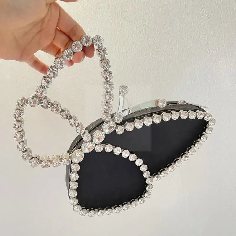 Crystal Handle Shape Clutches - Uniquely You Online