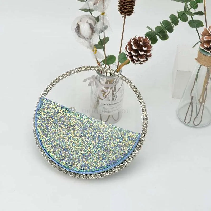 Crystal Handle Shape Clutches - Uniquely You Online