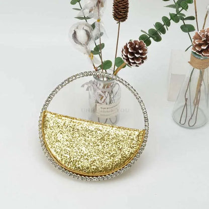 Crystal Handle Shape Clutches - Uniquely You Online