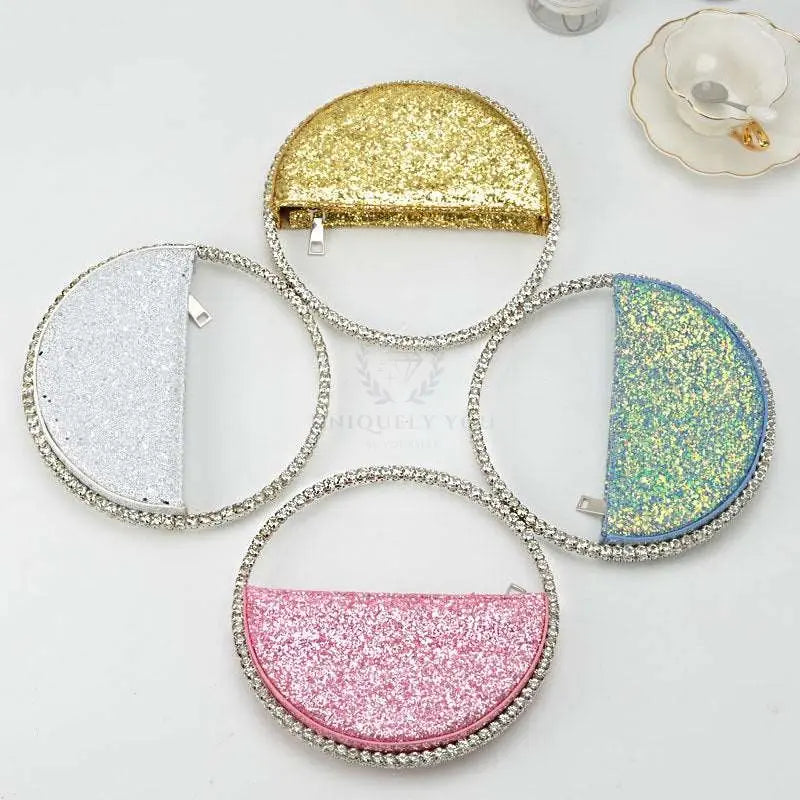 Crystal Handle Shape Clutches - Uniquely You Online