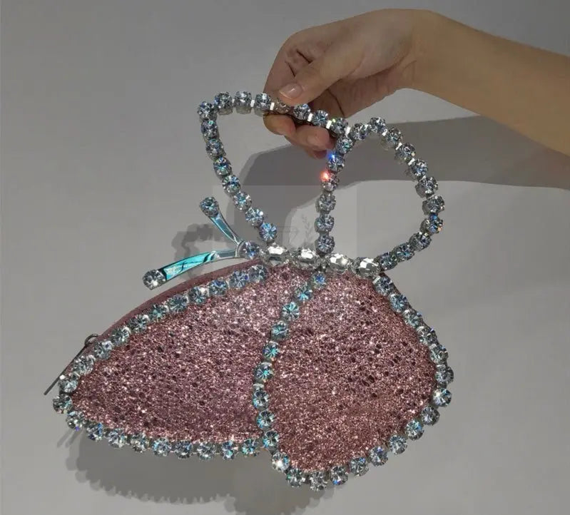 Crystal Handle Shape Clutches - Uniquely You Online