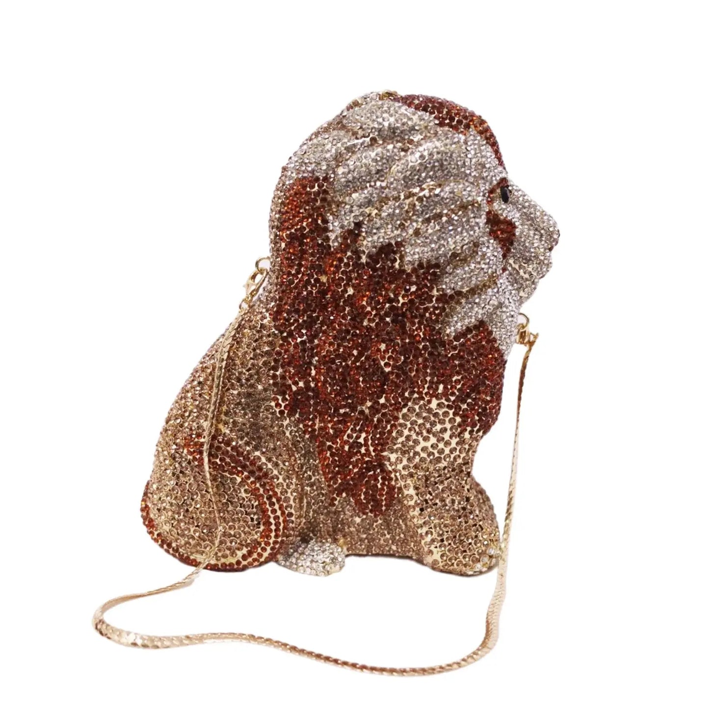 Crystal Lion Stand Novelty Clutch - Uniquely You Online