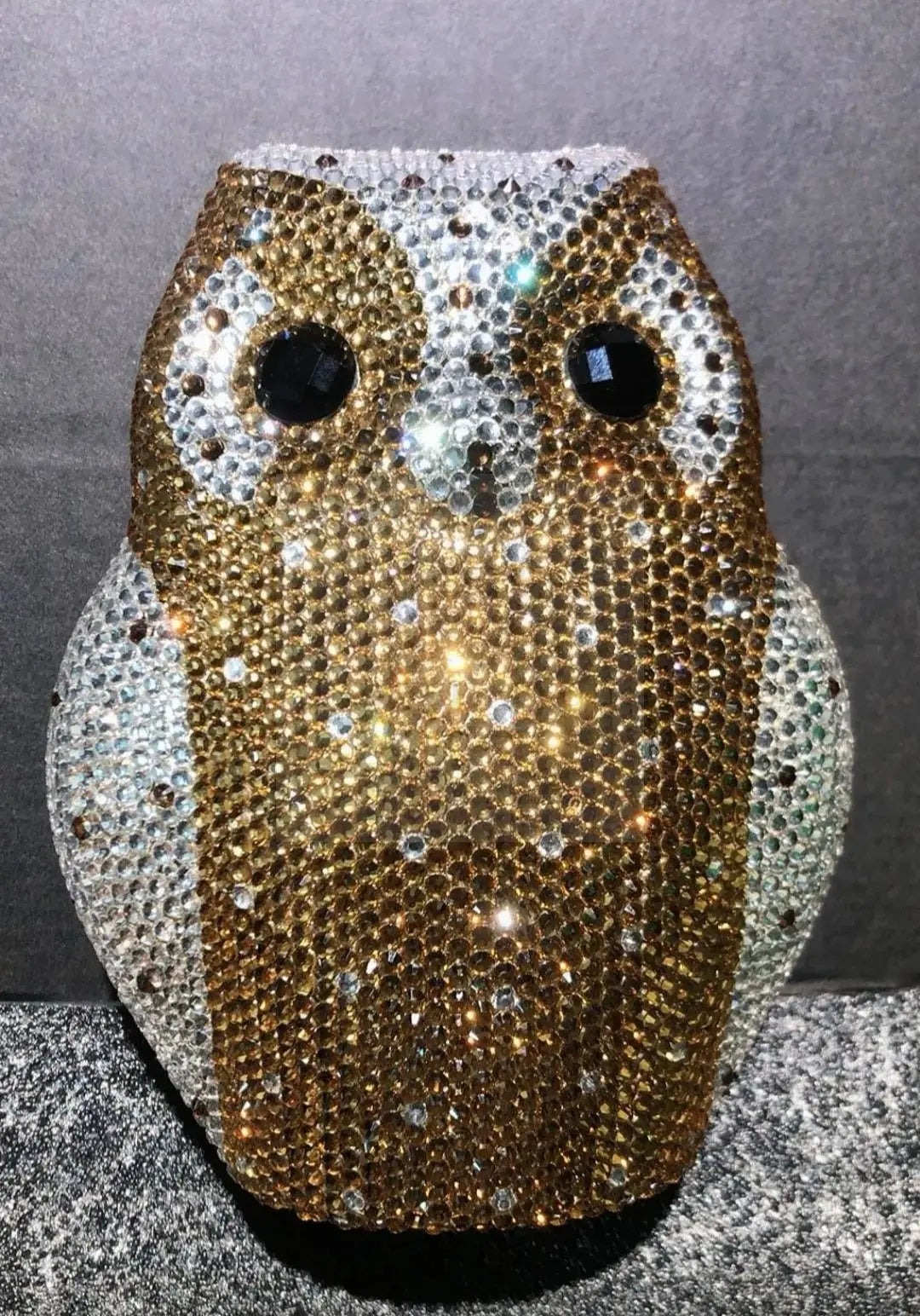 Crystal Owl Perched Novelty Bag  Uniquely You Online