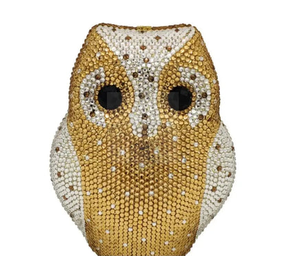 Crystal Owl Perched Novelty Bag  Uniquely You Online