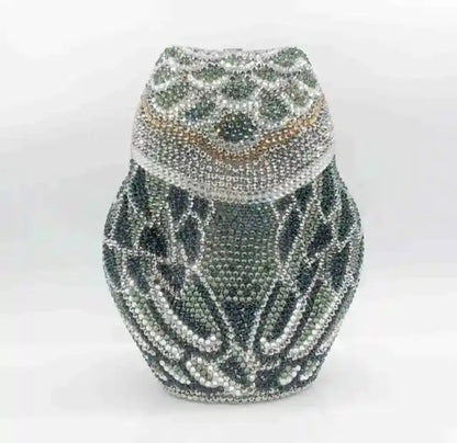 Crystal Owl Perched Novelty Bag  Uniquely You Online