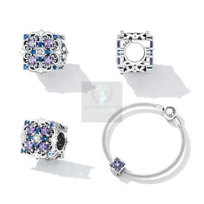 Crystal Pattern Cube Charms - Uniquely You Online